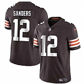Men & Women & Youth Cleveland Browns #12 Shedeur Sanders Brown 2025 Vapor Limited Stitched Jersey,baseball caps,new era cap wholesale,wholesale hats